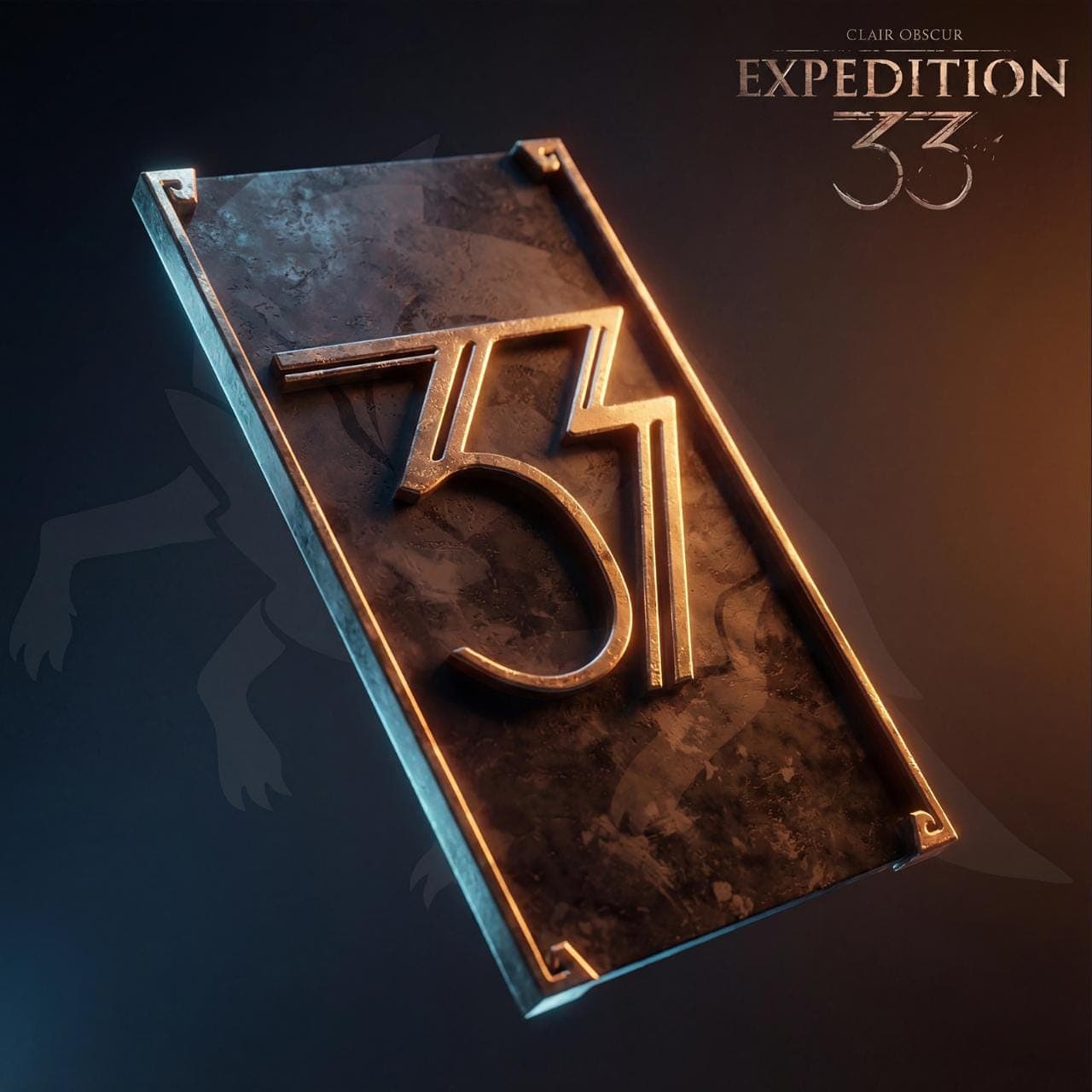 Expedition “33” Forearm Emblem — 3D Printed Cosplay Accessory Inspired by Clair Obscur