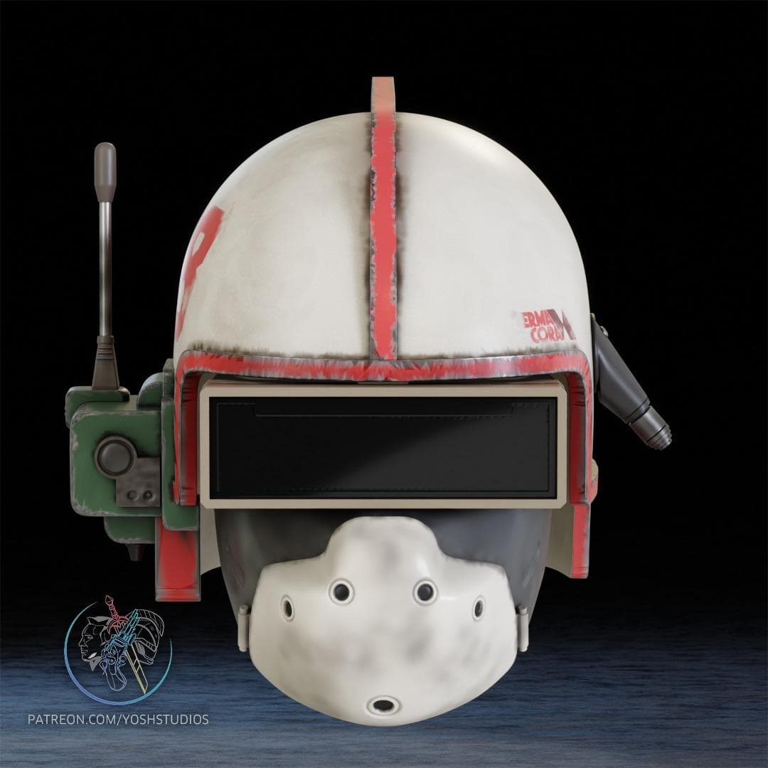 Arc Raiders SFORZA Helmet – Cosplay Prop / Sci-Fi Display Helmet